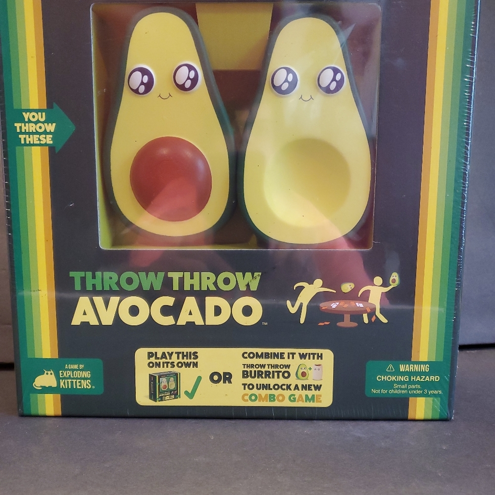 Throw Throw Avocado by Exploding Kittens - Brand New - Sealed!